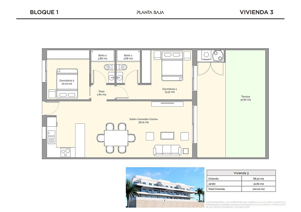 Golf Apartments for Sale in Finestrat, Costa Blanca, Spain - 124590