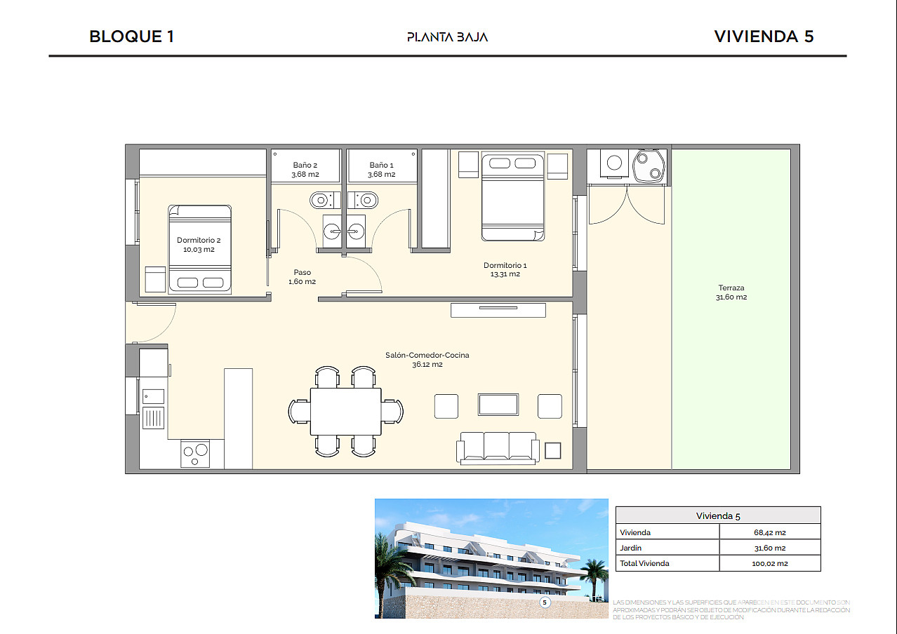 Golf Apartments for Sale in Finestrat, Costa Blanca, Spain - 124592