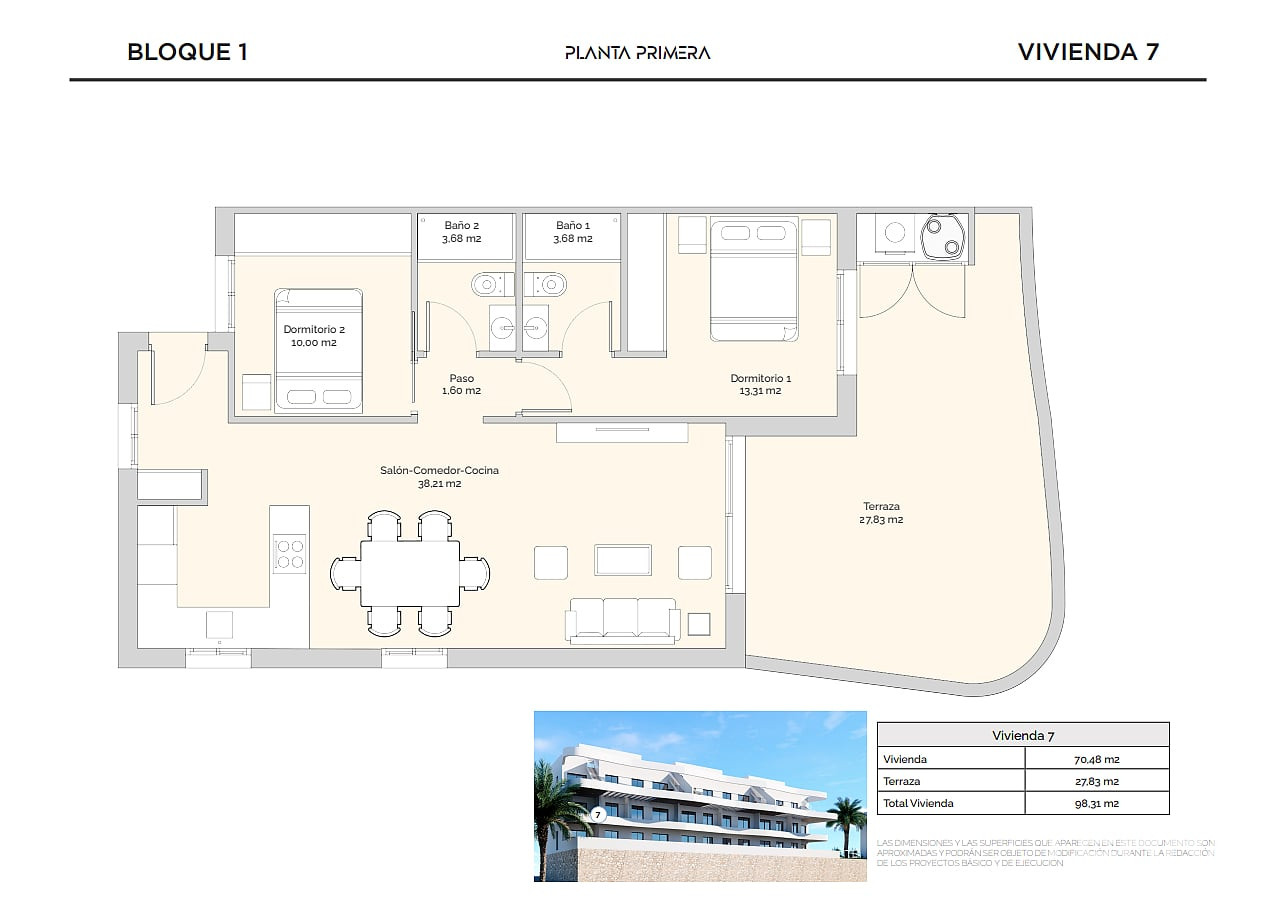 Golf Apartments for Sale in Finestrat, Costa Blanca, Spain - 124594