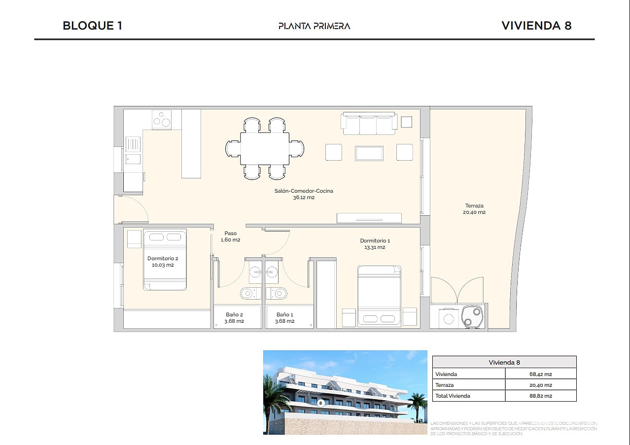 Golf Apartments for Sale in Finestrat, Costa Blanca, Spain - 124595