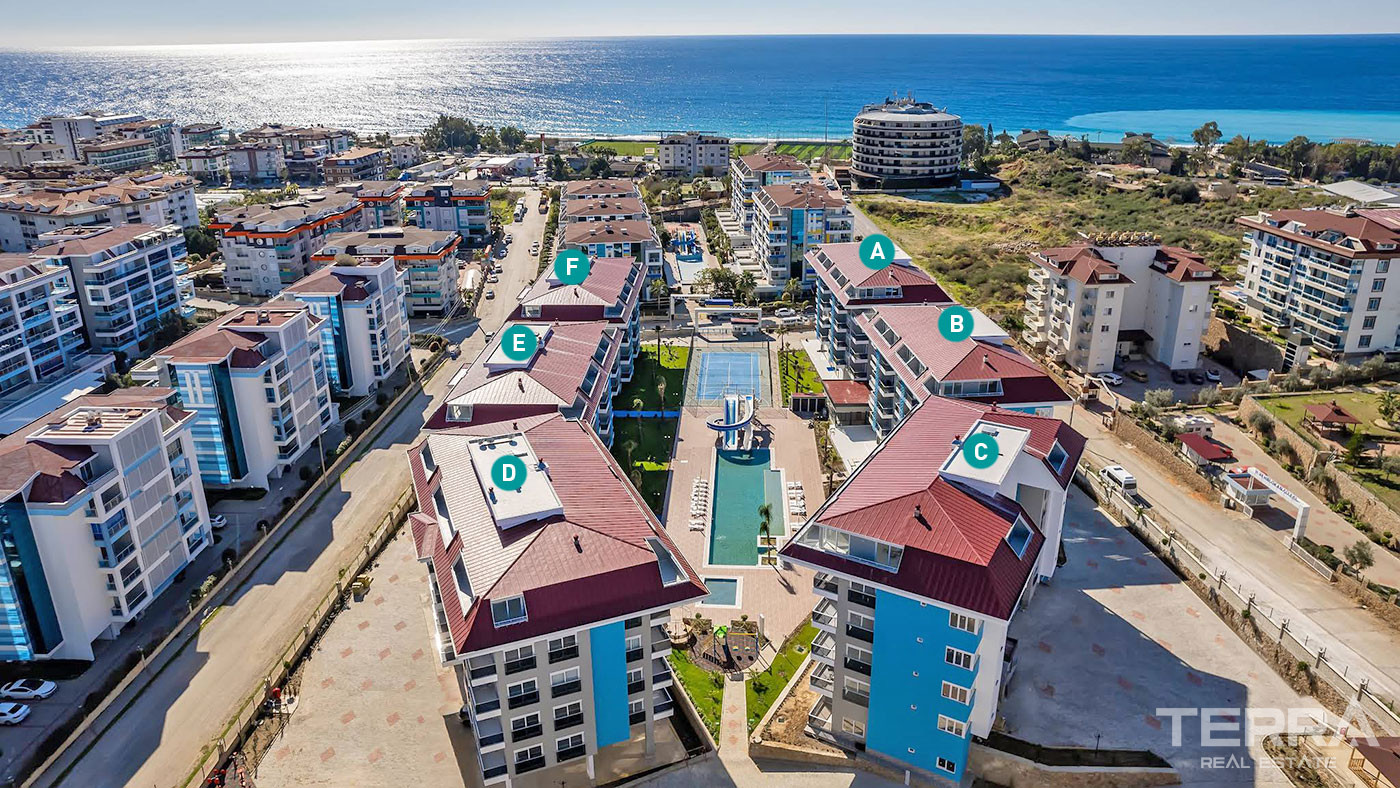 Calypso Residence — Apartments for Sale in Alanya, Kestel, Turkey - 124634