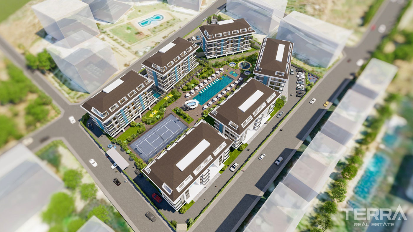 Calypso Residence — Apartments for Sale in Alanya, Kestel, Turkey - 124686