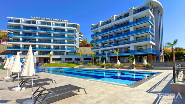 Apartment for Sale in Eco Blue Residence, Kargıcak, Alanya, Turkey