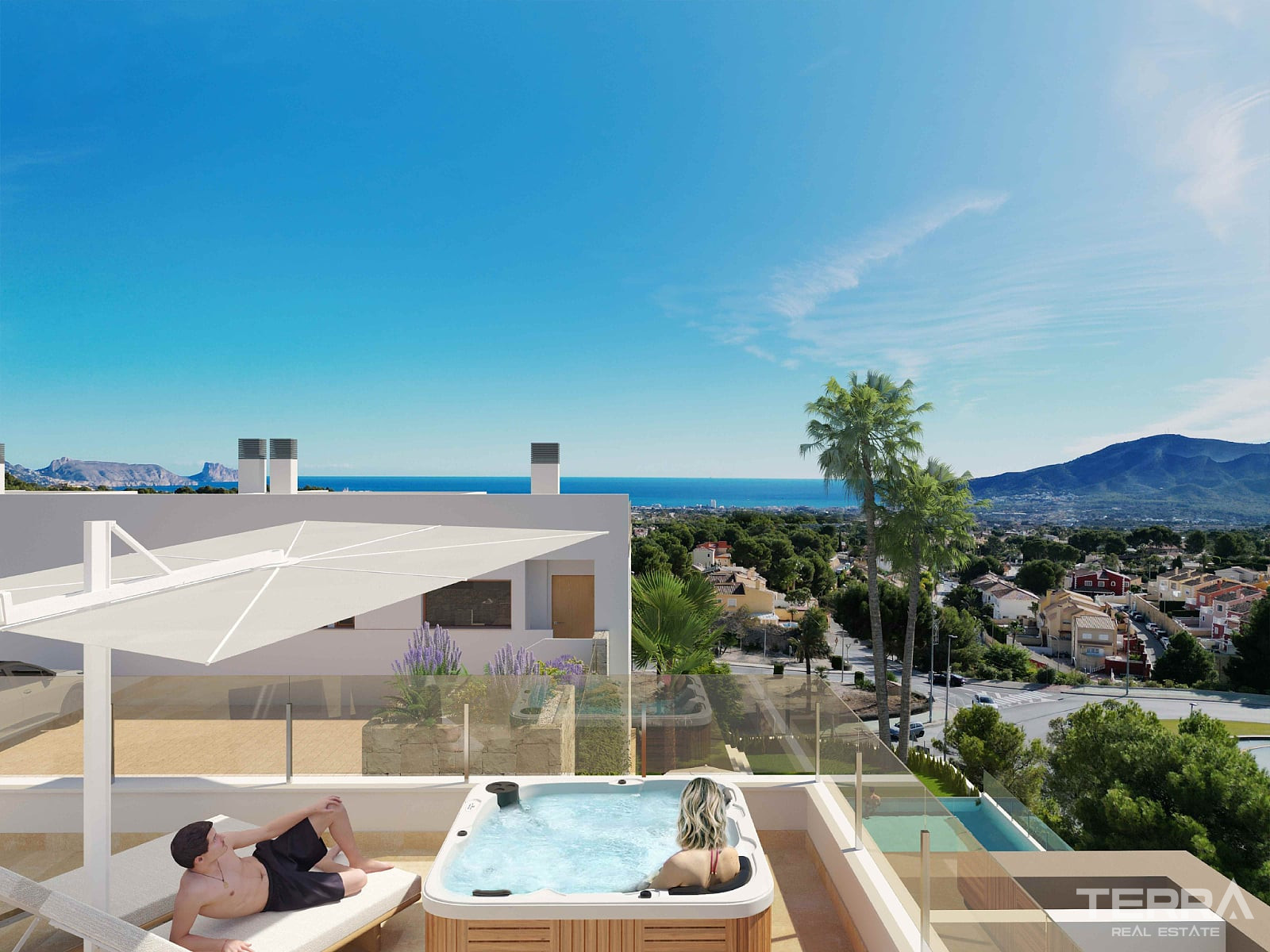 Townhouses for Sale in La Nucia, Costa Blanca, Spain - 124931