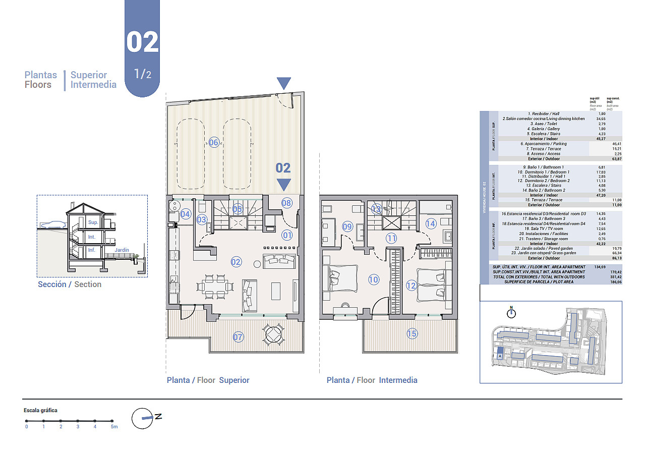 Townhouses for Sale in La Nucia, Costa Blanca, Spain - 124946