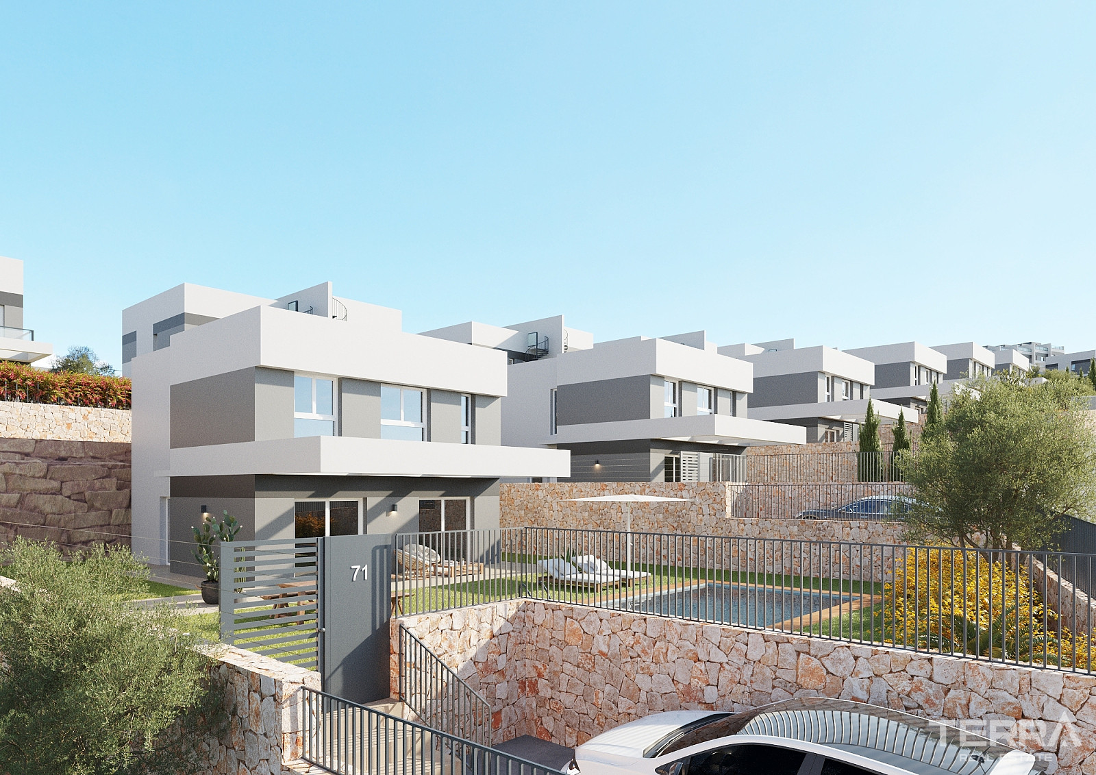 Sea View Houses for Sale in Finestrat, Costa Blanca, Spain - 125035