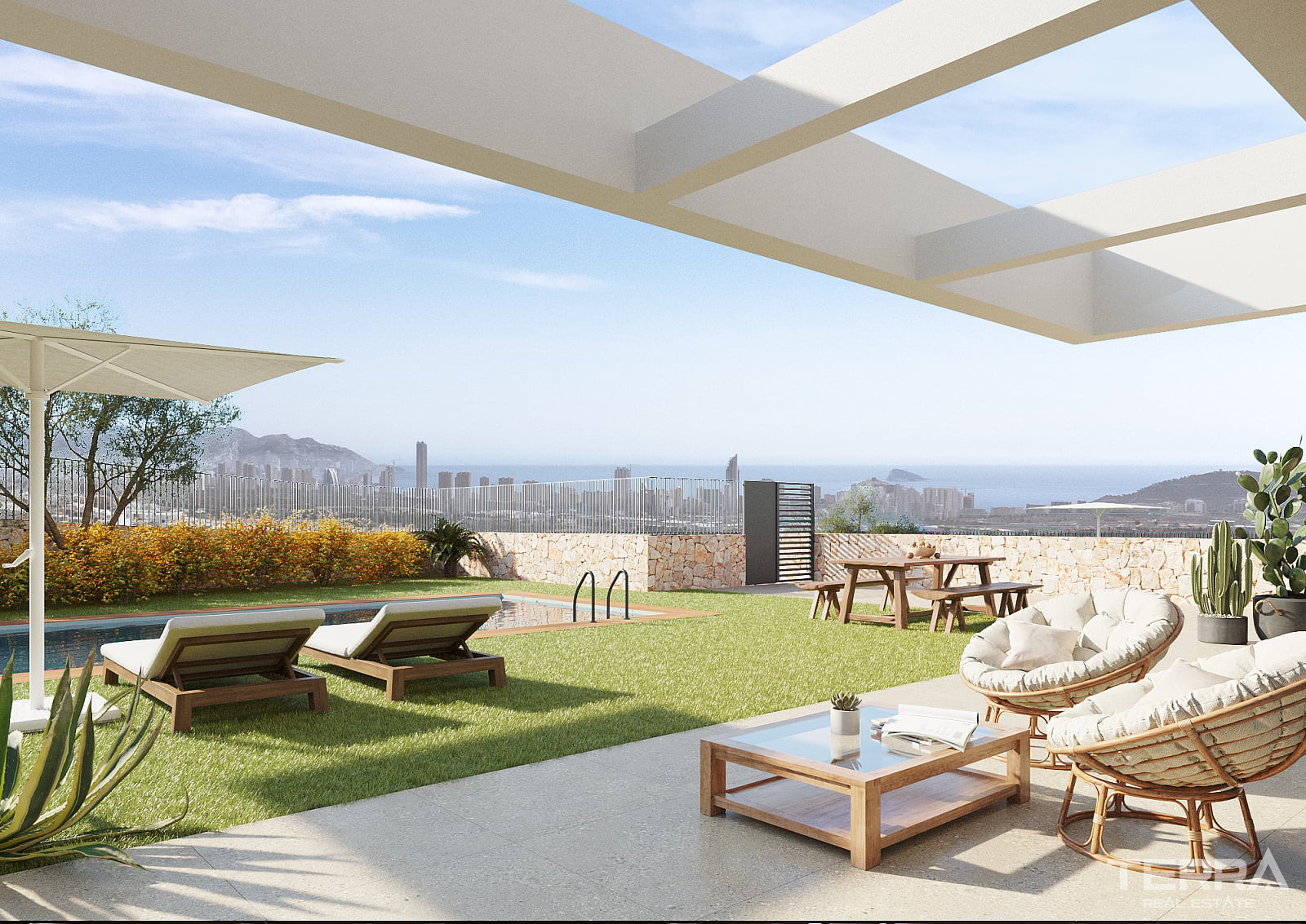 Sea View Houses for Sale in Finestrat, Costa Blanca, Spain - 125040