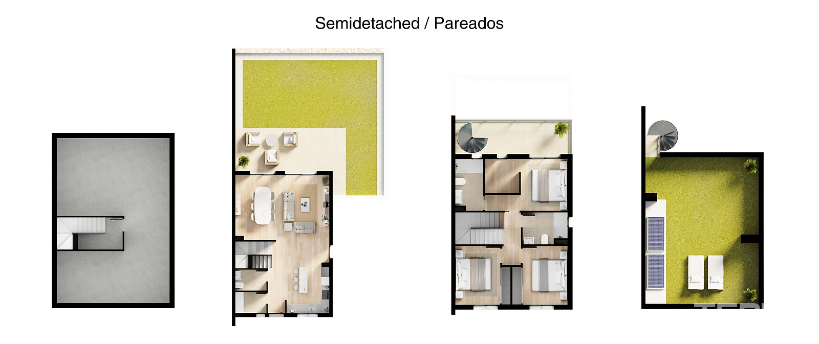 Sea View Houses for Sale in Finestrat, Costa Blanca, Spain - 125056