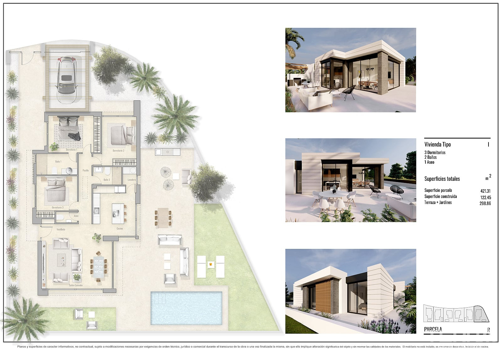 Golf Villas for Sale in Pilar de la Horadada, Costa Blanca, Spain - 125071
