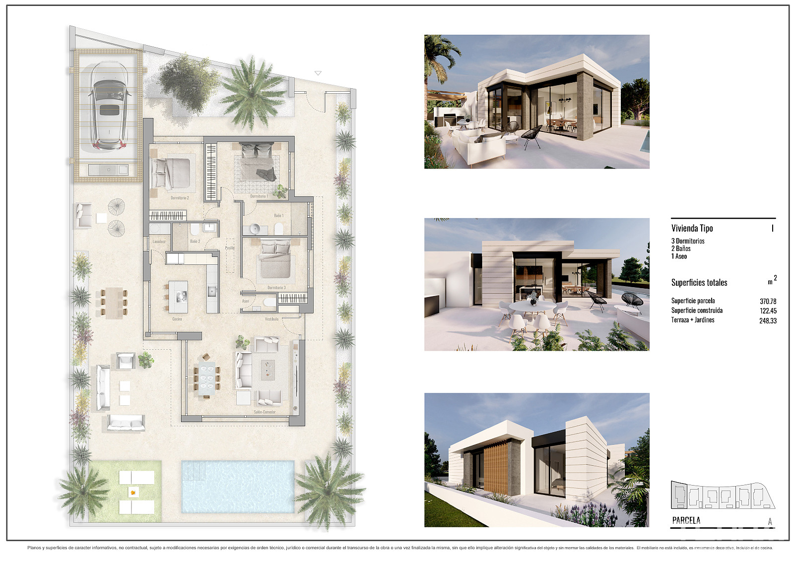 Golf Villas for Sale in Pilar de la Horadada, Costa Blanca, Spain - 125072