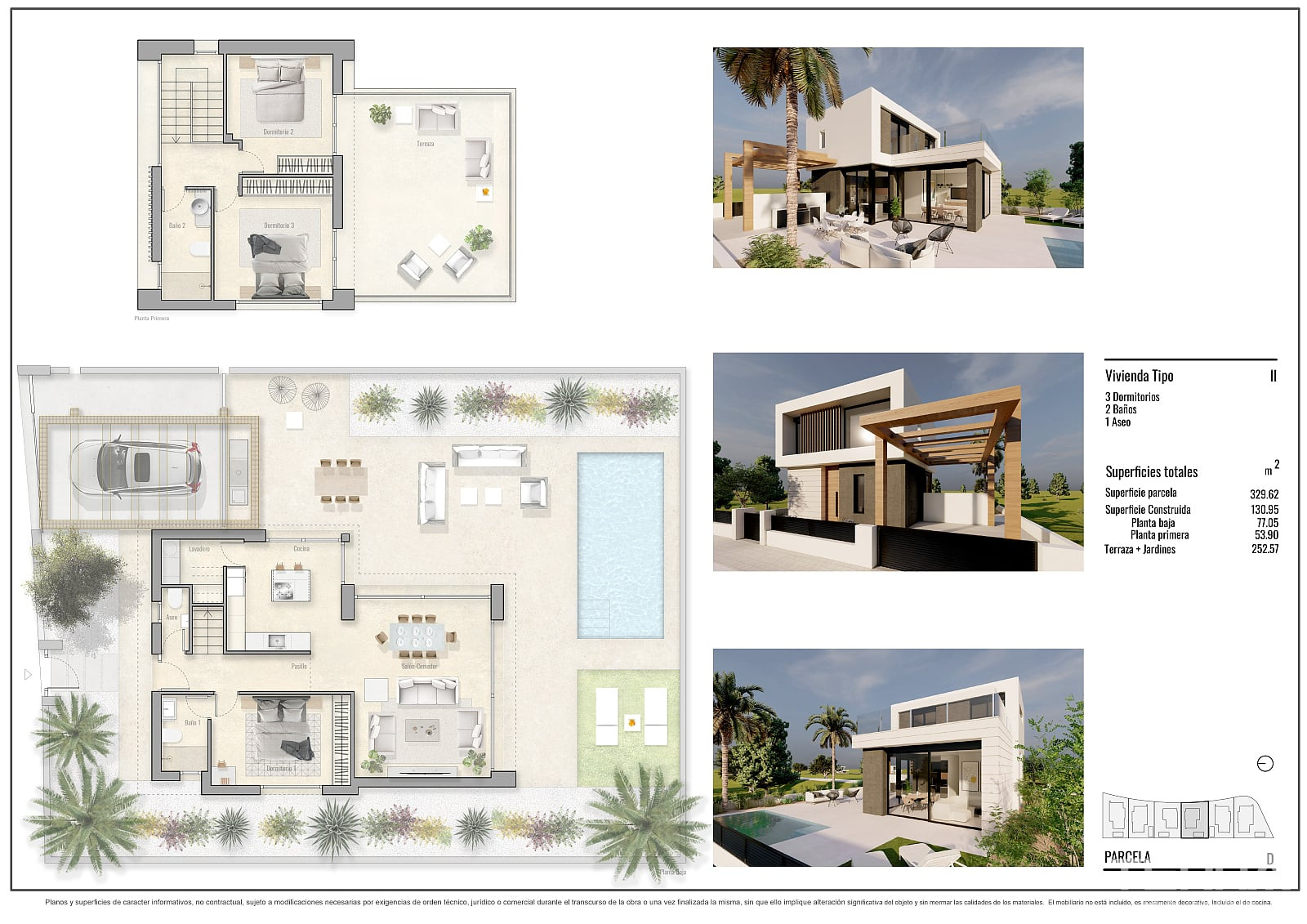Golf Villas for Sale in Pilar de la Horadada, Costa Blanca, Spain - 125075