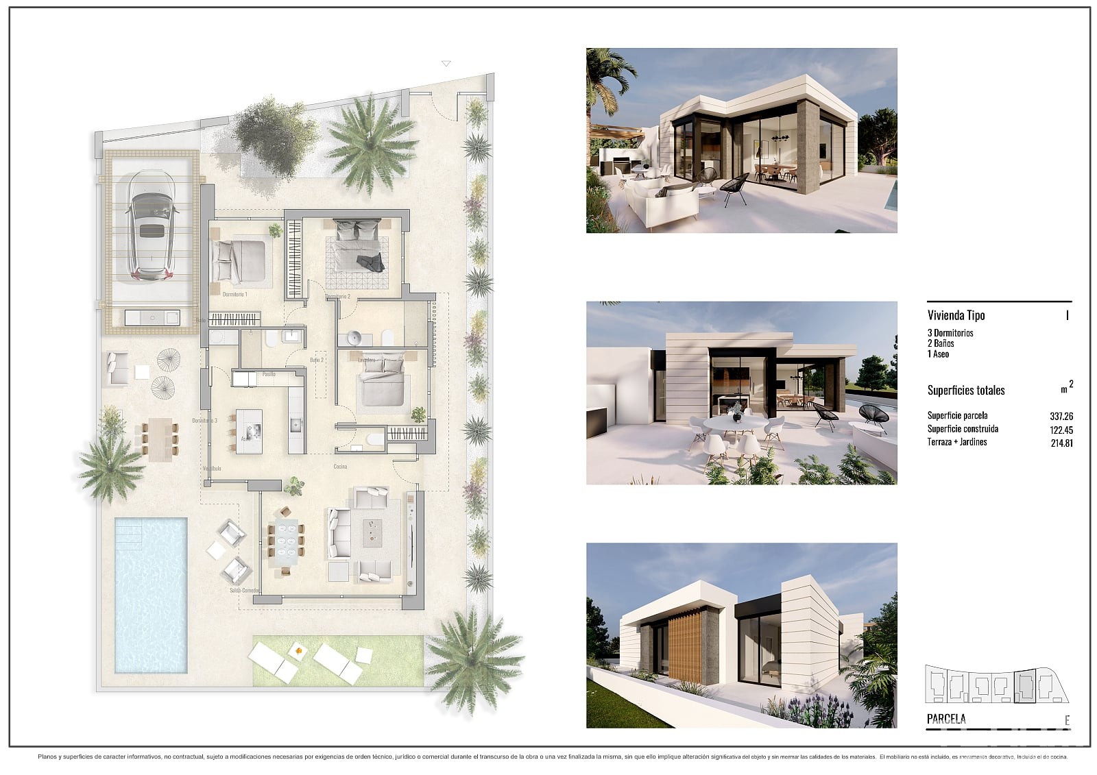 Golf Villas for Sale in Pilar de la Horadada, Costa Blanca, Spain - 125076