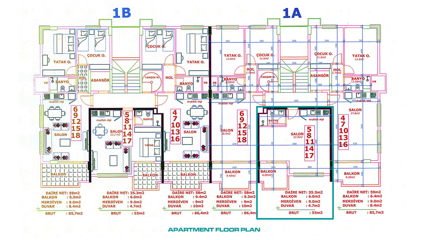 Studio Apartment for Sale in Orion City, Avsallar, Alanya, Turkey - 125242