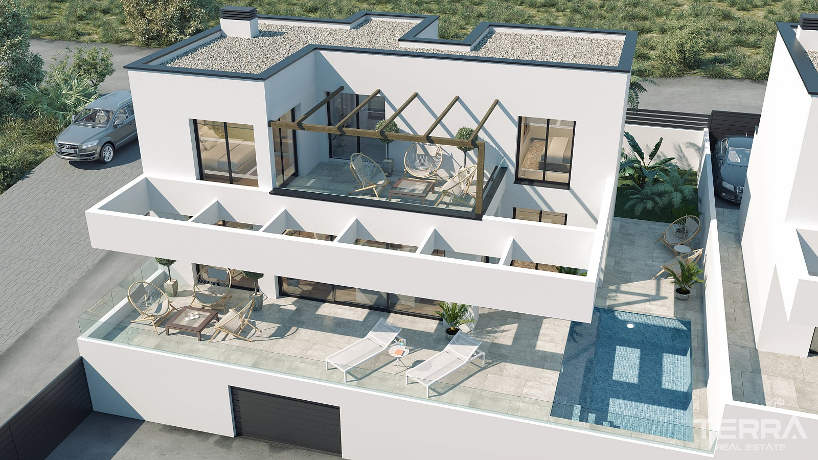 İspanya, Costa Blanca, Finestrat’ta Satılık Deniz Manzaralı Villalar - 125404