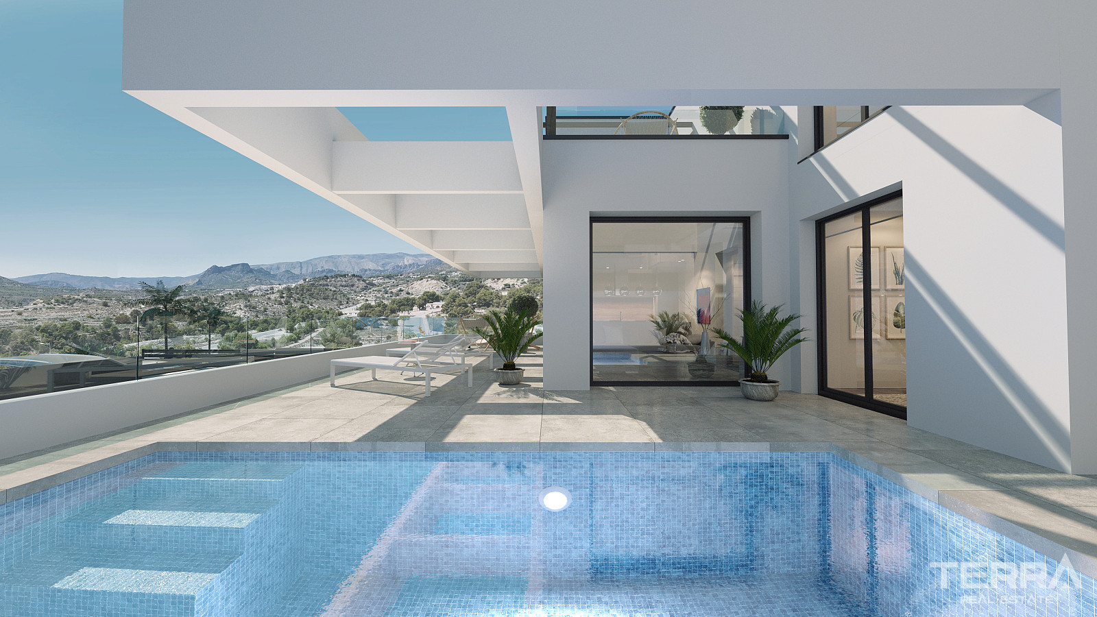 İspanya, Costa Blanca, Finestrat’ta Satılık Deniz Manzaralı Villalar - 125406