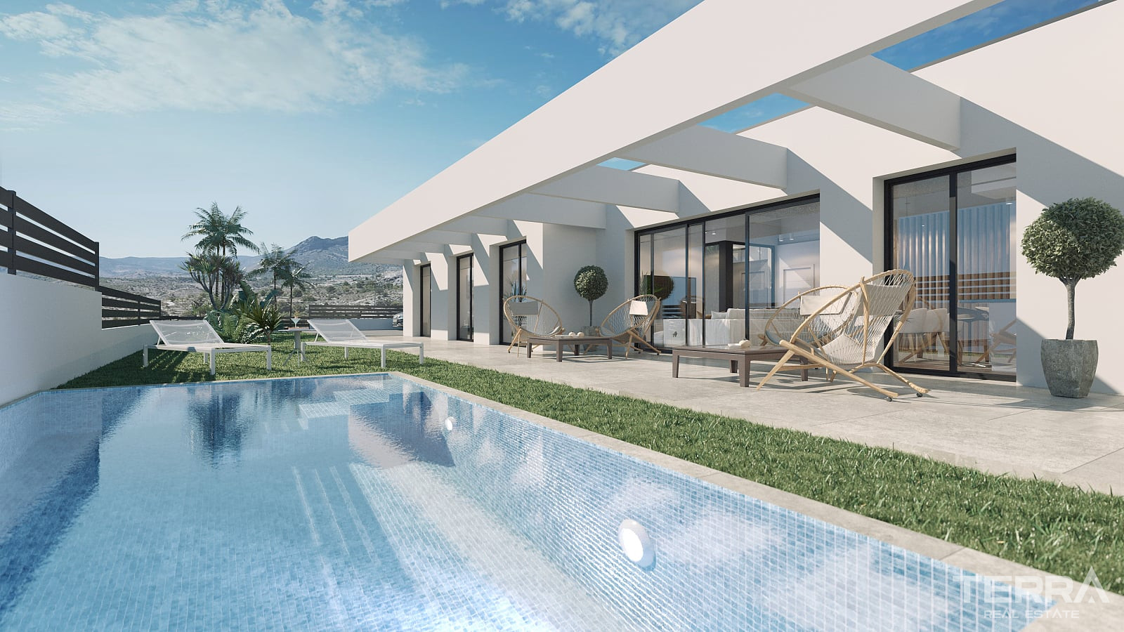 İspanya, Costa Blanca, Finestrat’ta Satılık Deniz Manzaralı Villalar - 125407