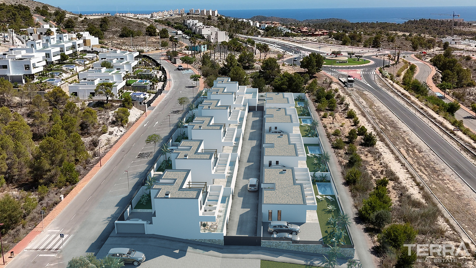 İspanya, Costa Blanca, Finestrat’ta Satılık Deniz Manzaralı Villalar - 125414