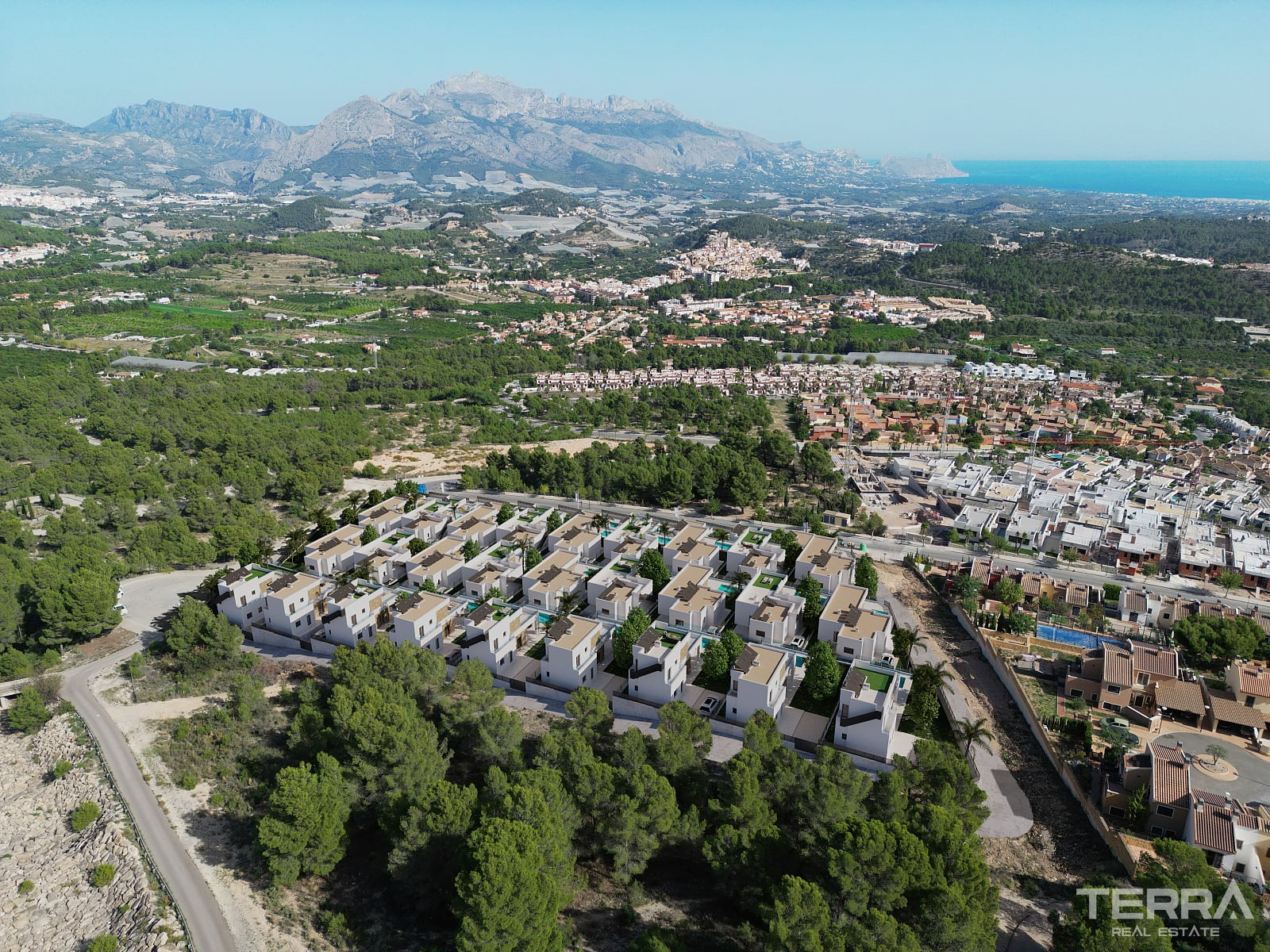 Sea View Villas for Sale in Polop, Costa Blanca, Spain - 125565