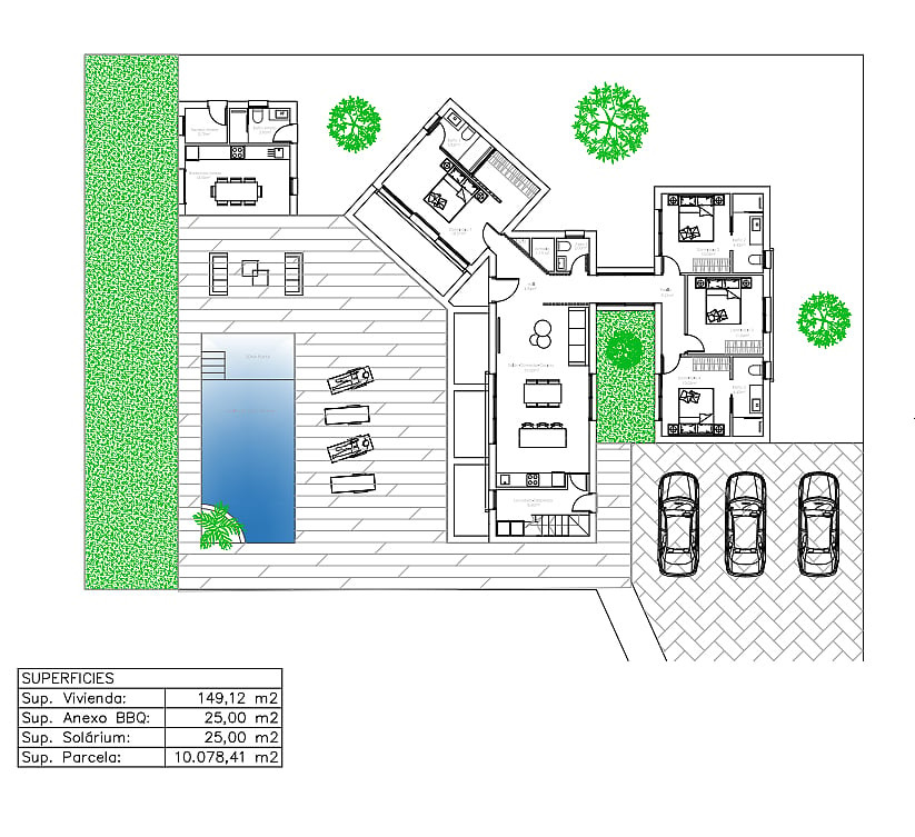 Villas for Sale in Algorfa, Costa Blanca, Spain - 125731