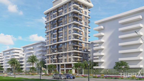 Sea View Apartments for Sale in Mahmutlar, Alanya, Turkey