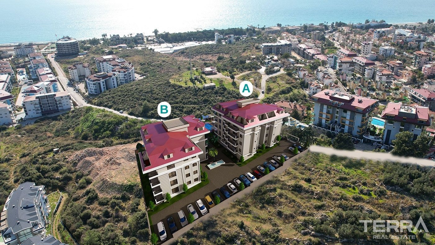 Sea View Apartments for Sale in Kestel, Alanya, Turkey - 126400
