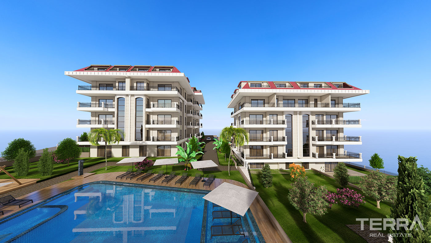 Sea View Apartments for Sale in Kestel, Alanya, Turkey - 126407