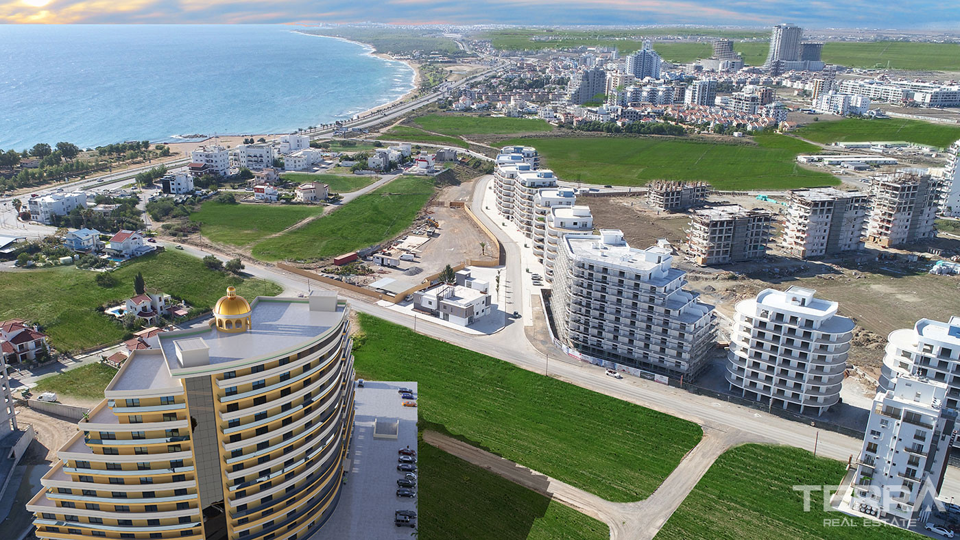Sea View Apartments for Sale in İskele, Long Beach, Northern Cyprus - 126463