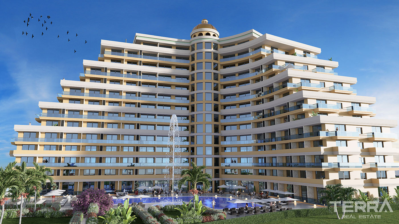Sea View Apartments for Sale in İskele, Long Beach, Northern Cyprus - 126464
