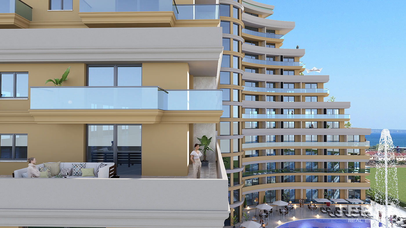 Sea View Apartments for Sale in İskele, Long Beach, Northern Cyprus - 126466