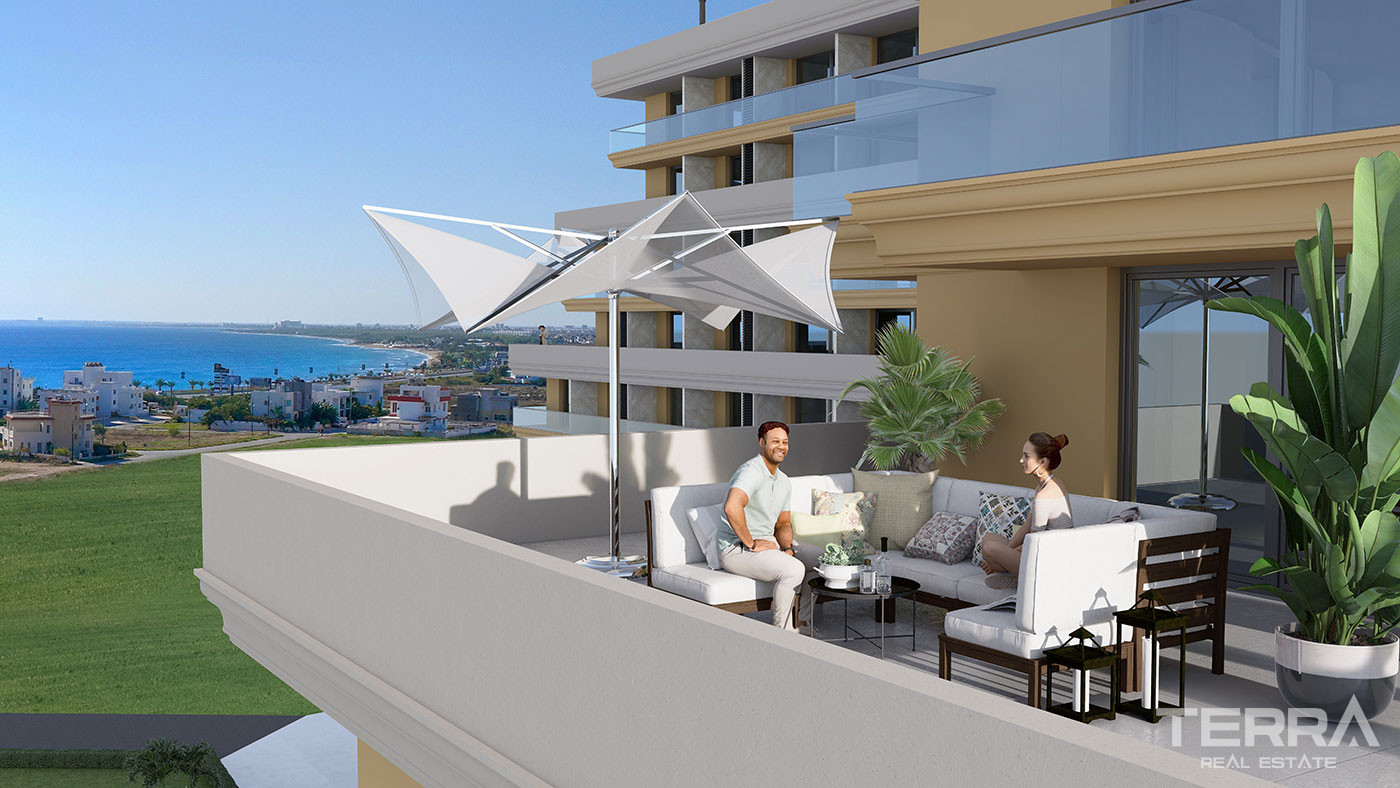 Sea View Apartments for Sale in İskele, Long Beach, Northern Cyprus - 126467