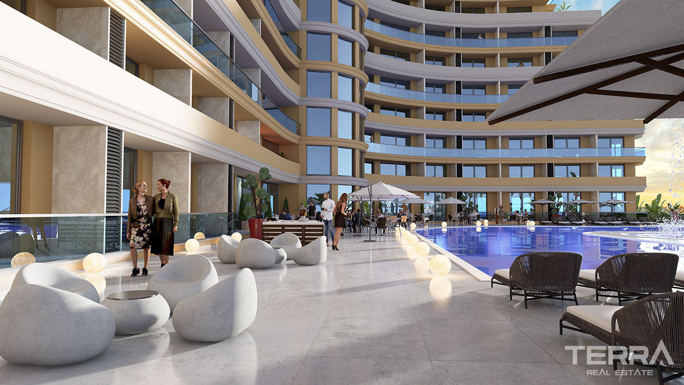 Sea View Apartments for Sale in İskele, Long Beach, Northern Cyprus - 126470