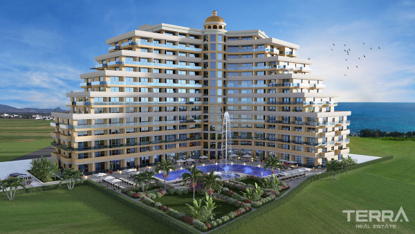 Sea View Apartments for Sale in İskele, Long Beach, Northern Cyprus