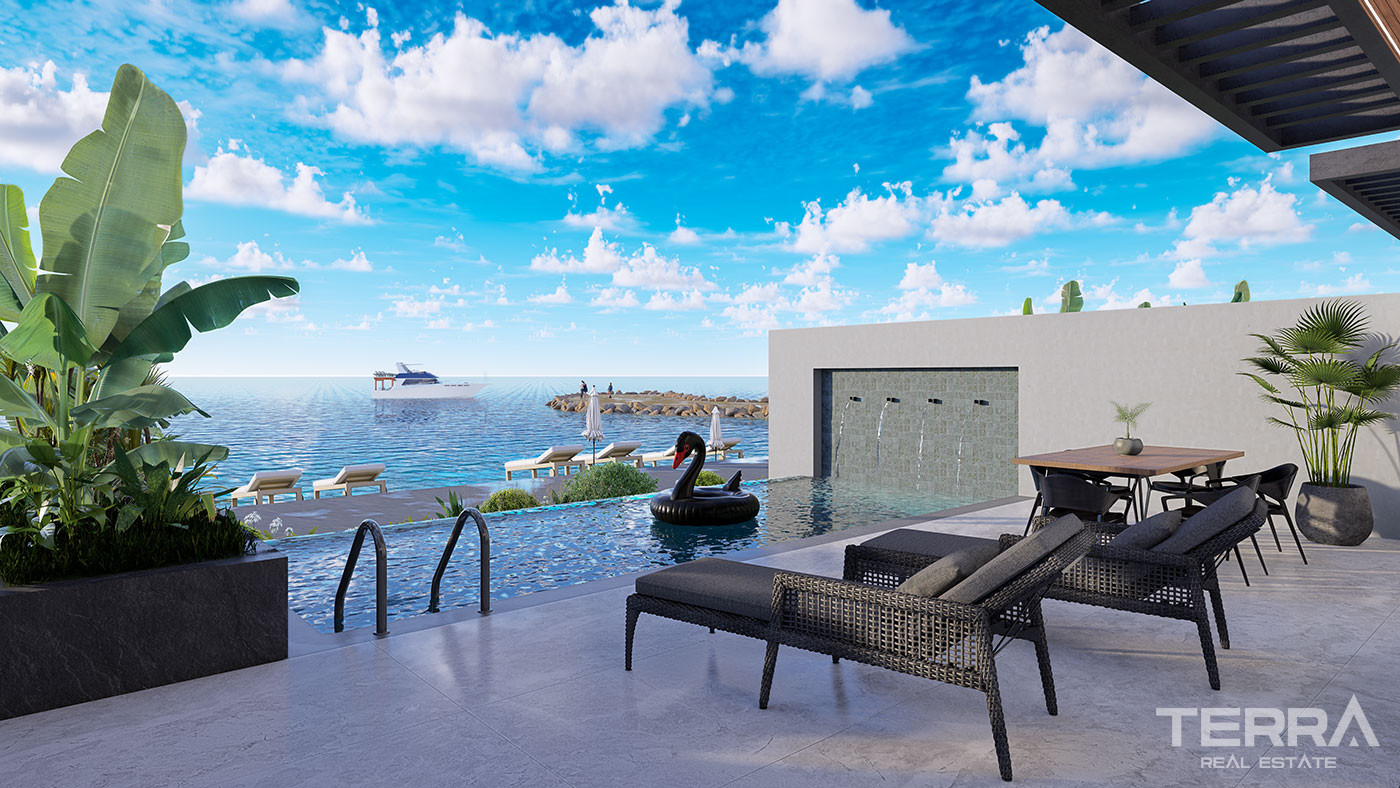 Seafront Villas for Sale in İskele, Northern Cyprus - 126493