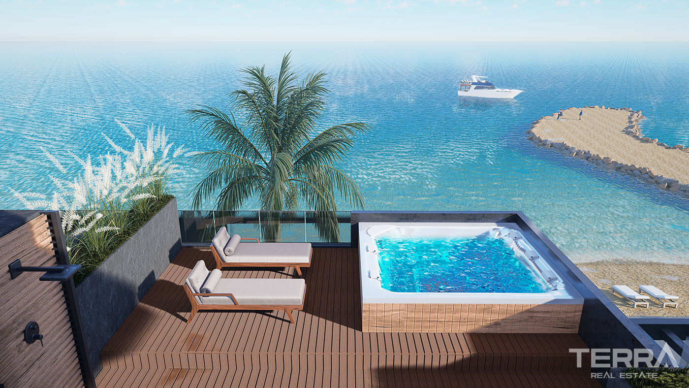 Seafront Villas for Sale in İskele, Northern Cyprus - 126499