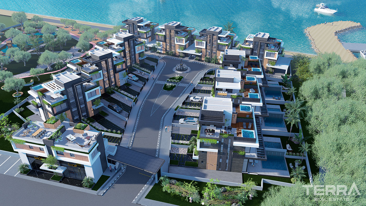 Seafront Villas for Sale in İskele, Northern Cyprus - 126500