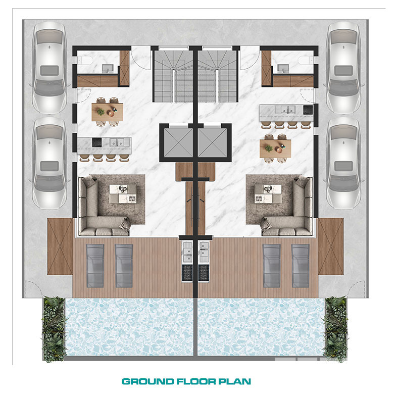 Seafront Villas for Sale in İskele, Northern Cyprus - 126507