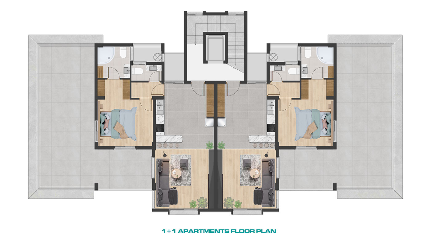Luxury Apartments for Sale in İskele, Northern Cyprus - 126563