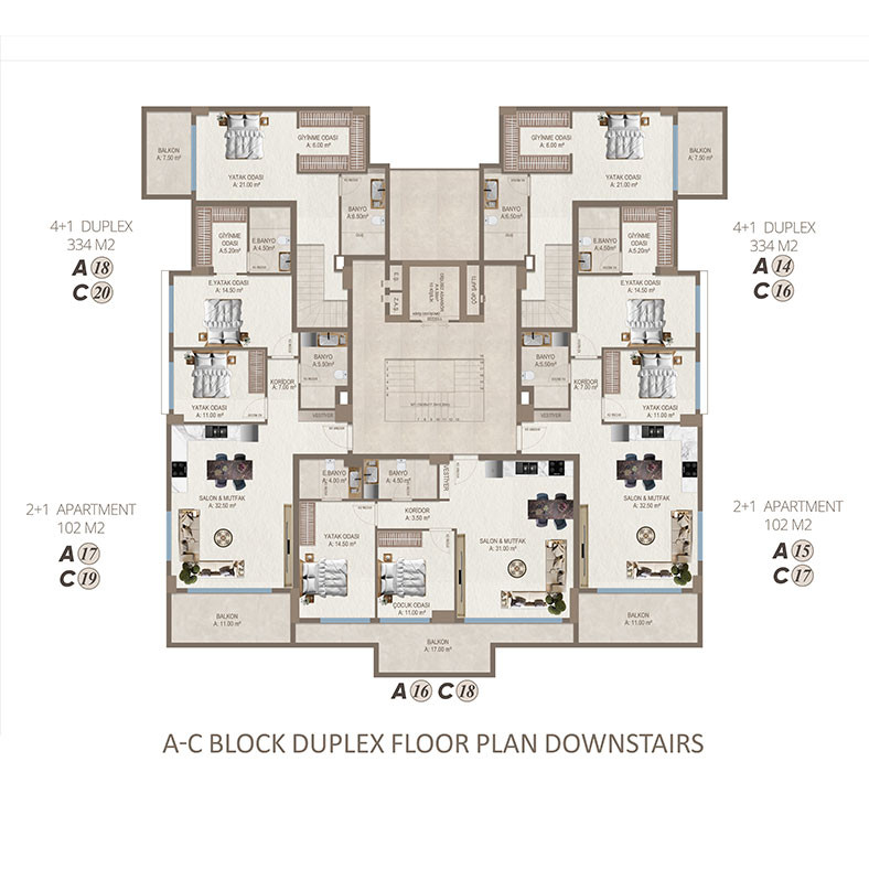Sea View Apartments for Sale in Kestel, Alanya, Turkey - 126729