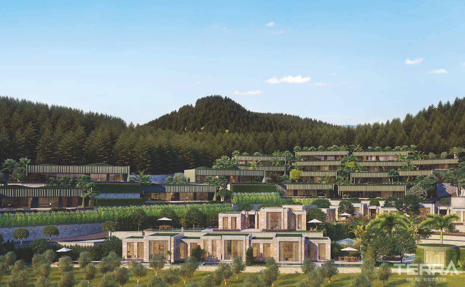 Muğla, Bodrum'da Denize Sıfır Konumda Satılık Müstakil Villalar - 126924