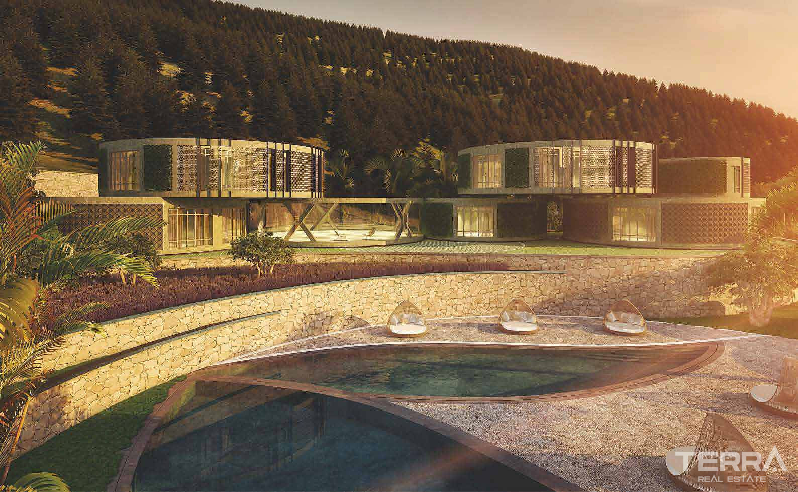 Muğla, Bodrum'da Denize Sıfır Konumda Satılık Müstakil Villalar - 126925
