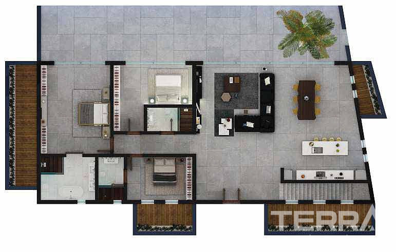 Muğla, Bodrum'da Denize Sıfır Konumda Satılık Müstakil Villalar - 126944