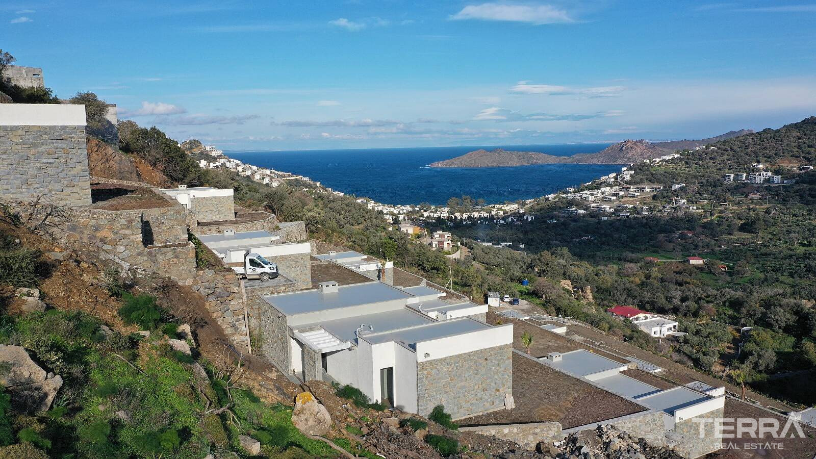 Muğla, Bodrum'da Deniz Manzaralı Satılık Müstakil Villalar - 127035