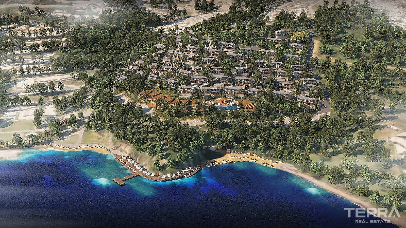 Muğla, Bodrum’da Denize Sıfır Sitede Satılık Müstakil Villalar - 127044