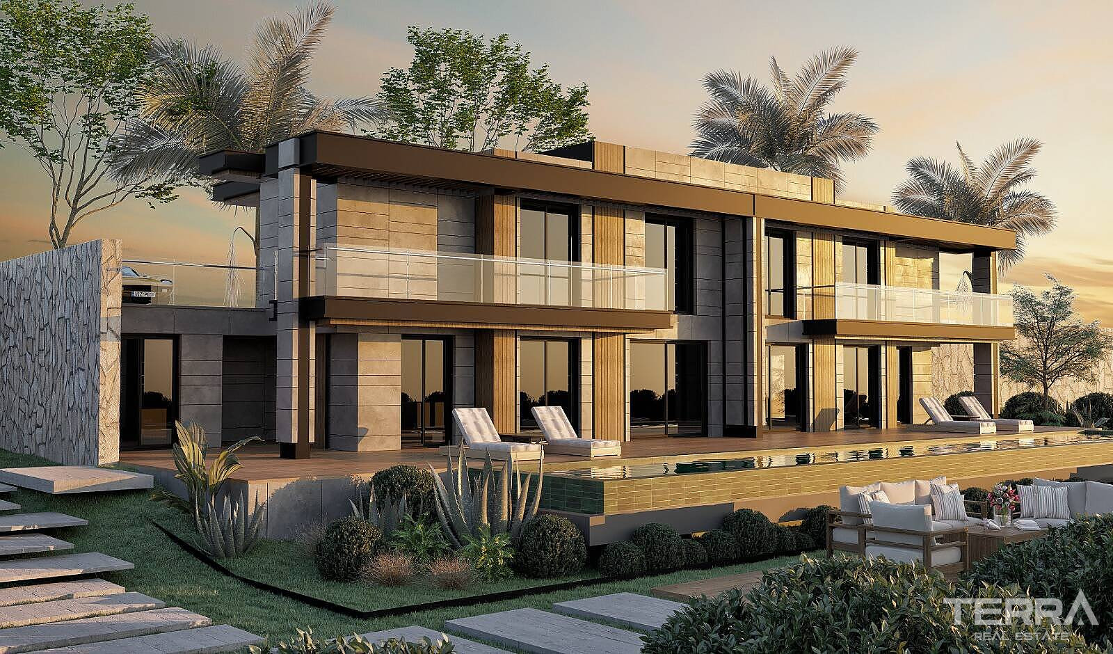 Muğla, Bodrum’da Denize Sıfır Sitede Satılık Müstakil Villalar - 127046