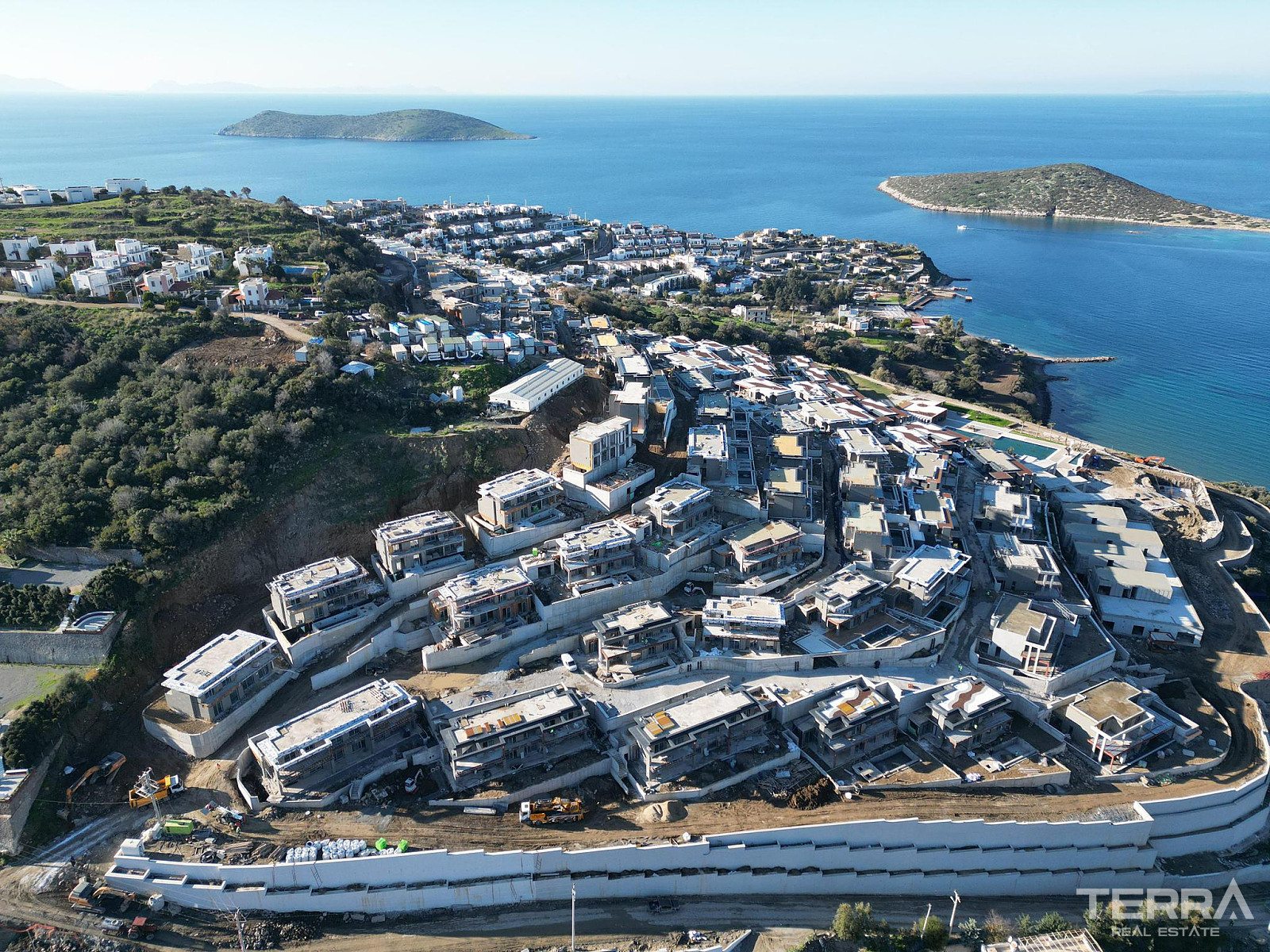 Muğla, Bodrum’da Denize Sıfır Sitede Satılık Müstakil Villalar - 127082