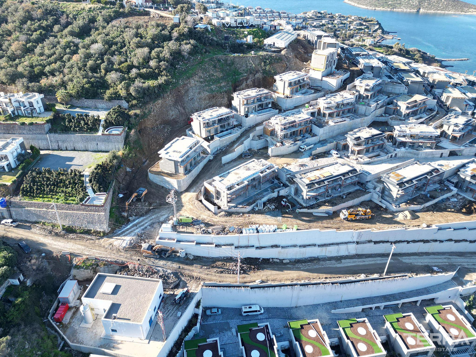 Muğla, Bodrum’da Denize Sıfır Sitede Satılık Müstakil Villalar - 127088