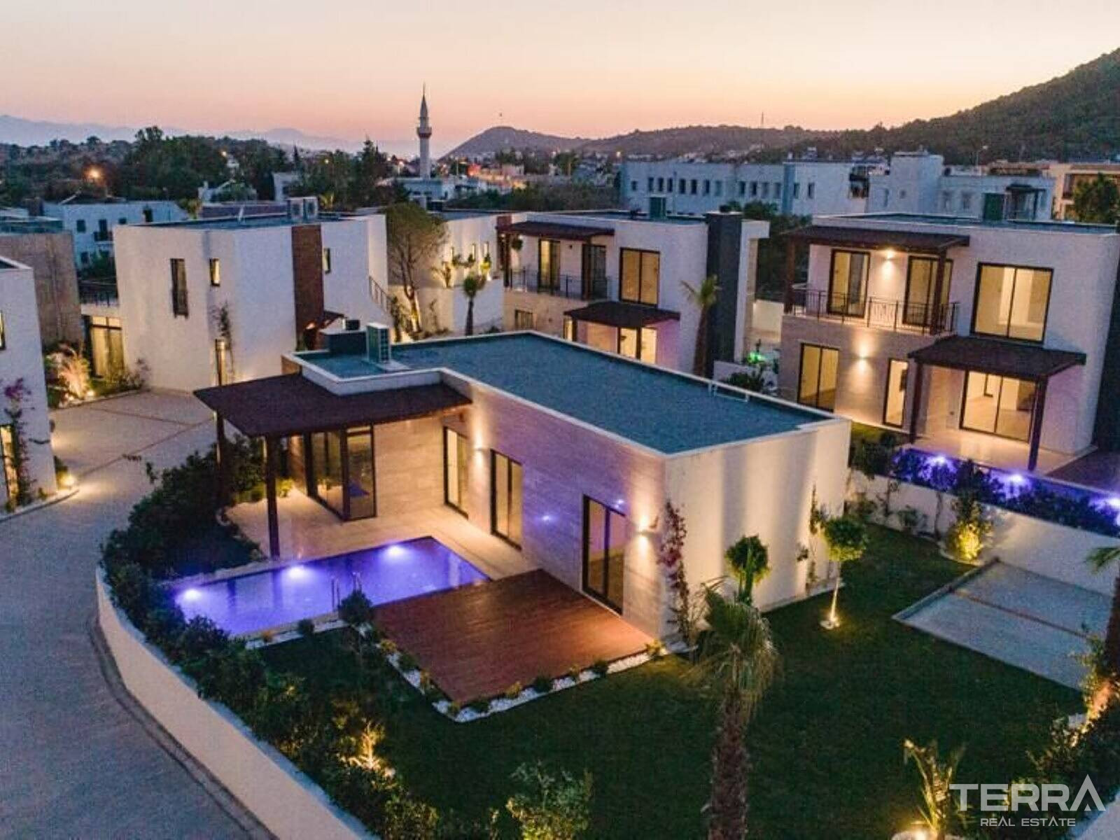 Detached Villas for Sale in Bodrum, Muğla, Turkey - 127309