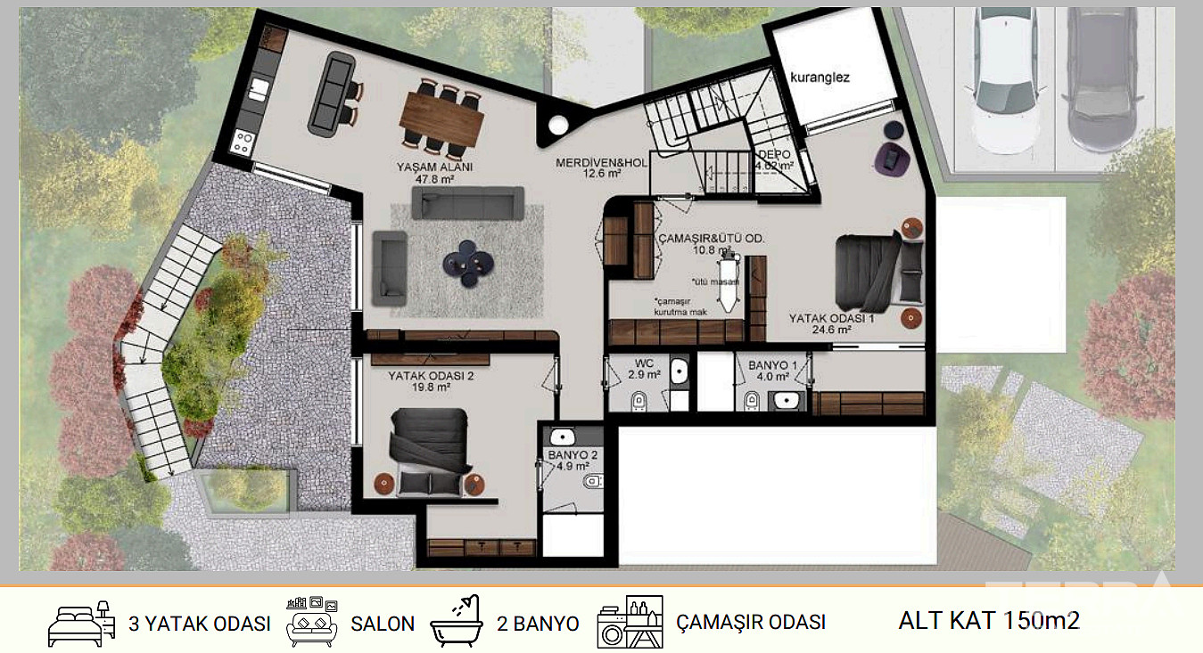 Muğla, Bodrum'da Özel Havuzlu Satılık Lüks Villalar - 127380