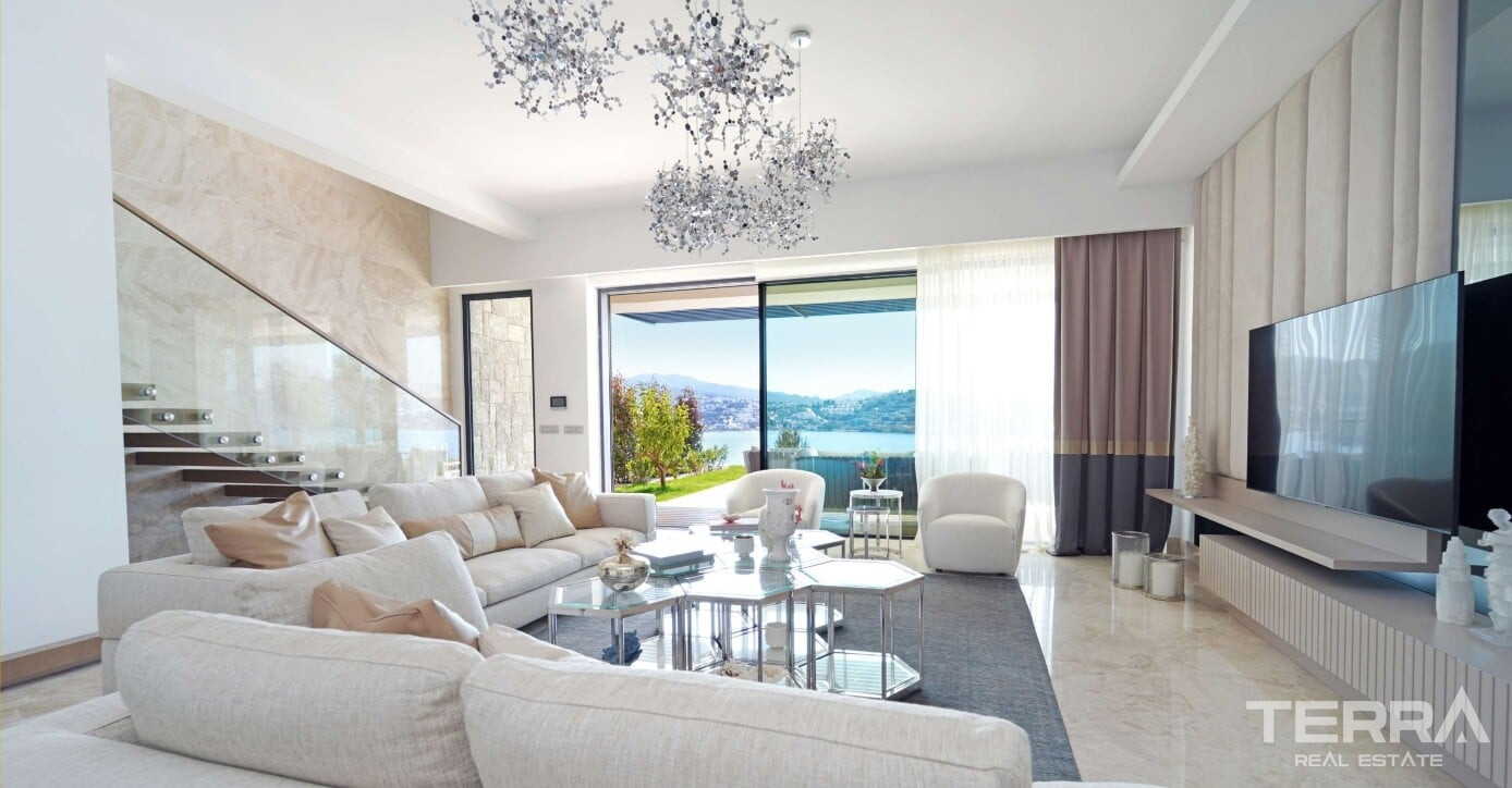 Muğla, Bodrum'da Deniz Manzaralı Satılık Lüks Villalar - 127452