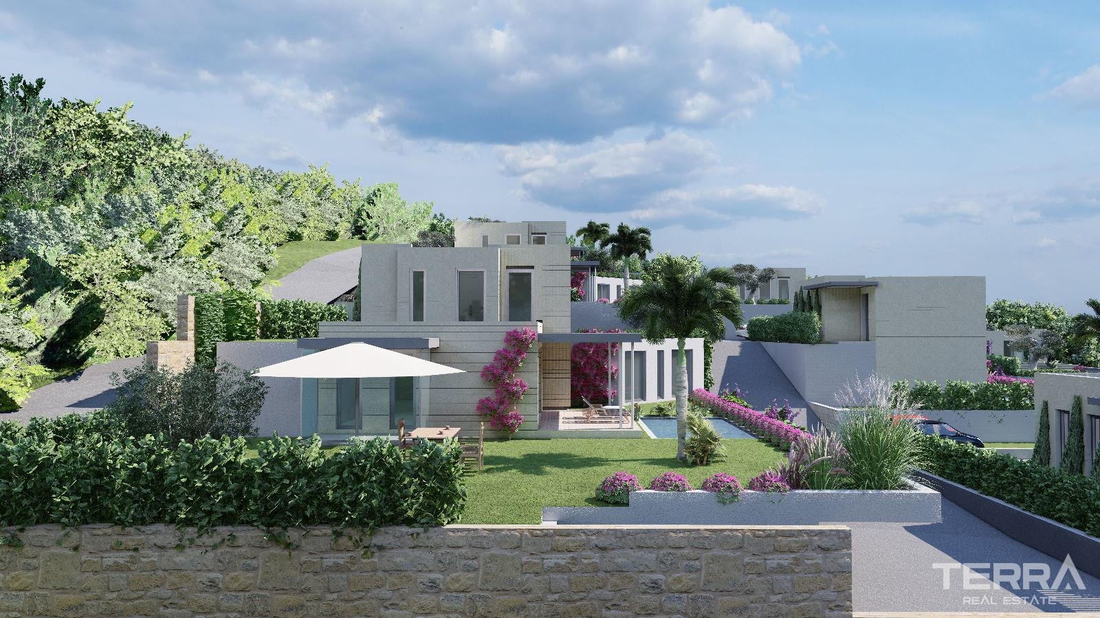 Muğla, Bodrum'da Deniz Manzaralı Satılık Müstakil Villalar - 127565